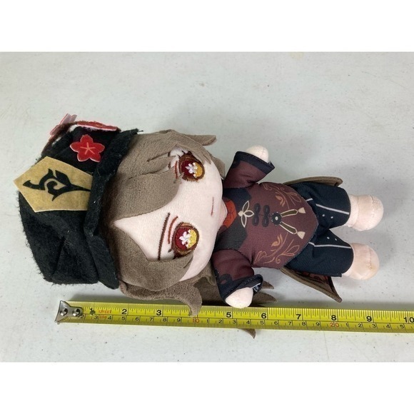 Genshin Impact Hu Tao Niko Plush Figure 9" Anime Soft Doll Cosplay Collectible - Picture 3 of 13